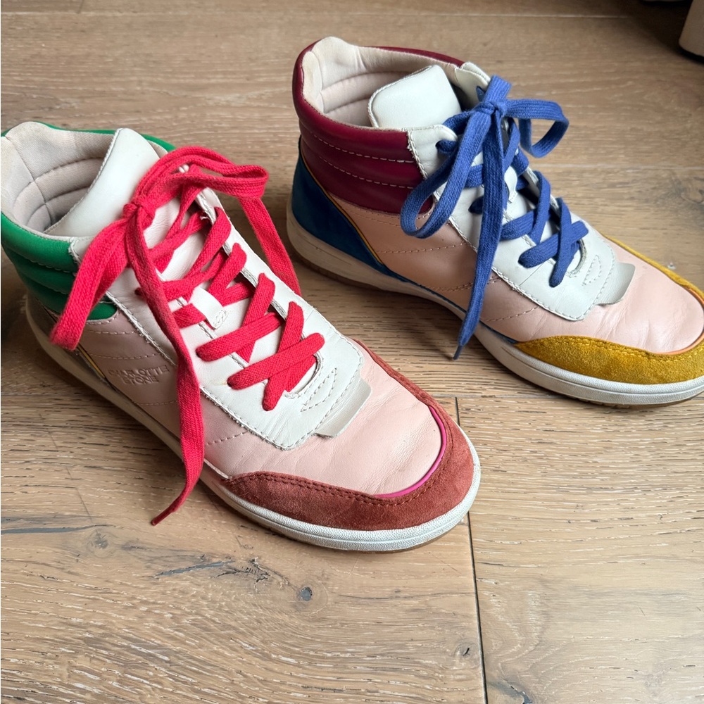 Charlotte Stone Multicolor High-Top Sneakers - Picture 2 of 5